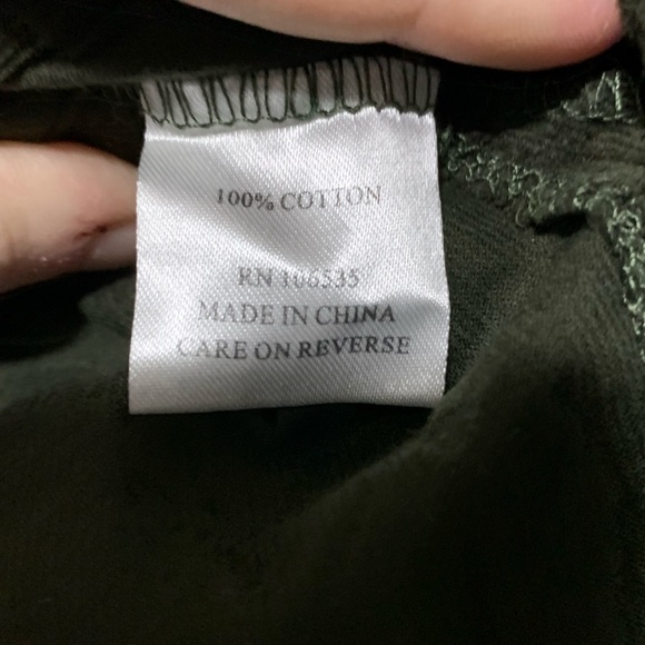 Hanna g army green khaki top - Picture 4 of 4